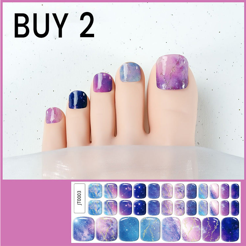 Semi-Cured Gel Toenail Stickers