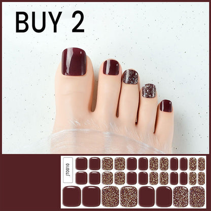 Semi-Cured Gel Toenail Stickers