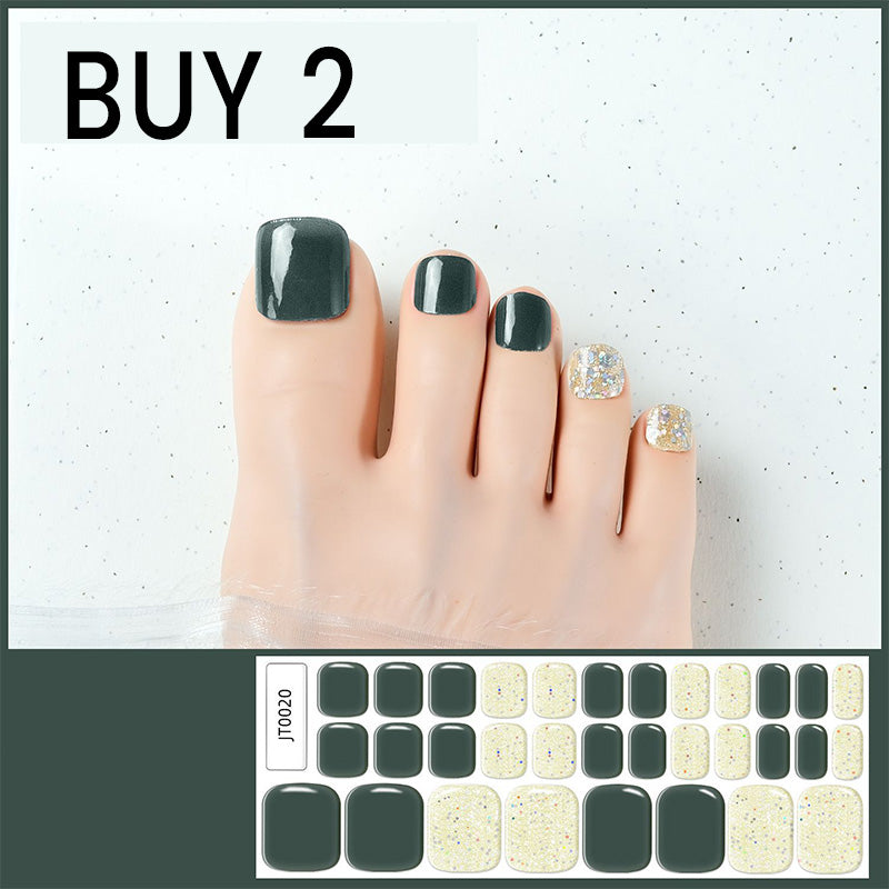 Semi-Cured Gel Toenail Stickers