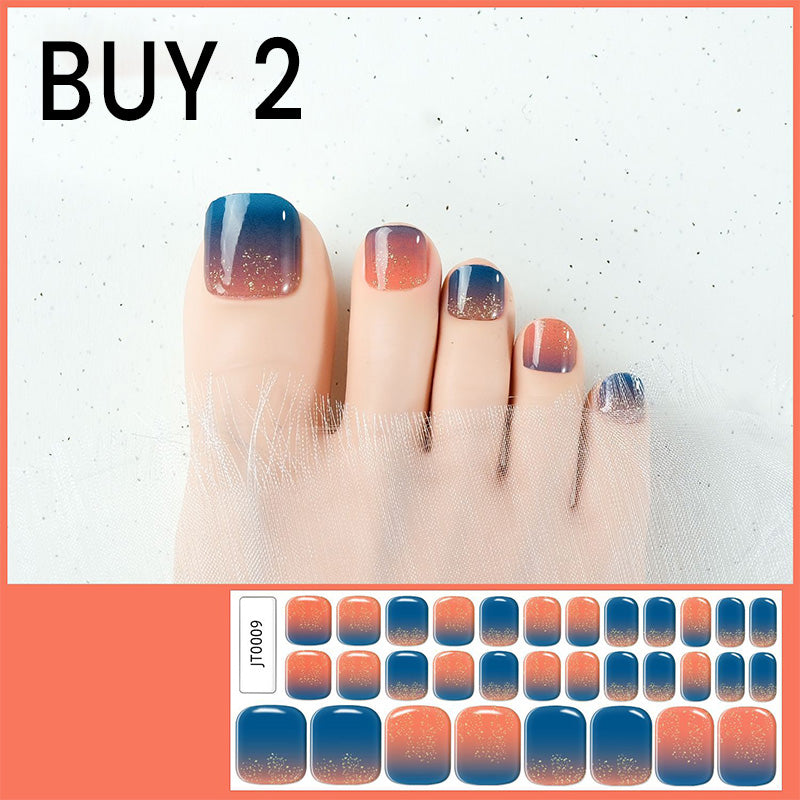 Semi-Cured Gel Toenail Stickers