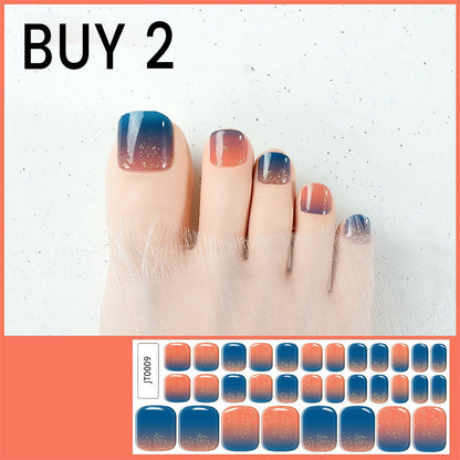 Semi-Cured Gel Toenail Stickers