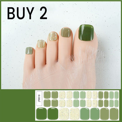 Semi-Cured Gel Toenail Stickers