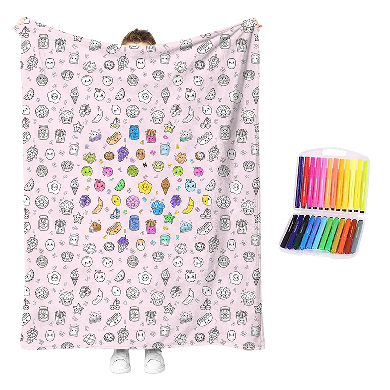 🎨 DIY Coloring Blanket Kit for Creative Days at Home