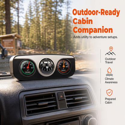 Multi-Functional Car Dashboard Compass