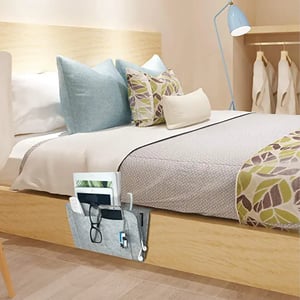 🛏️ Bedside Caddy Organizer | Keep Essentials Close