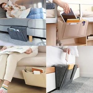 🛏️ Bedside Caddy Organizer | Keep Essentials Close