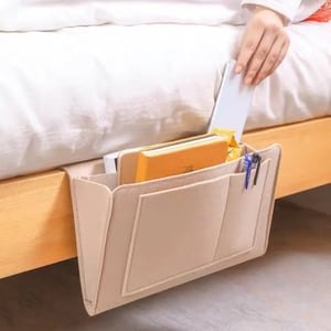 🛏️ Bedside Caddy Organizer | Keep Essentials Close