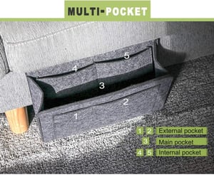 🛏️ Bedside Caddy Organizer | Keep Essentials Close