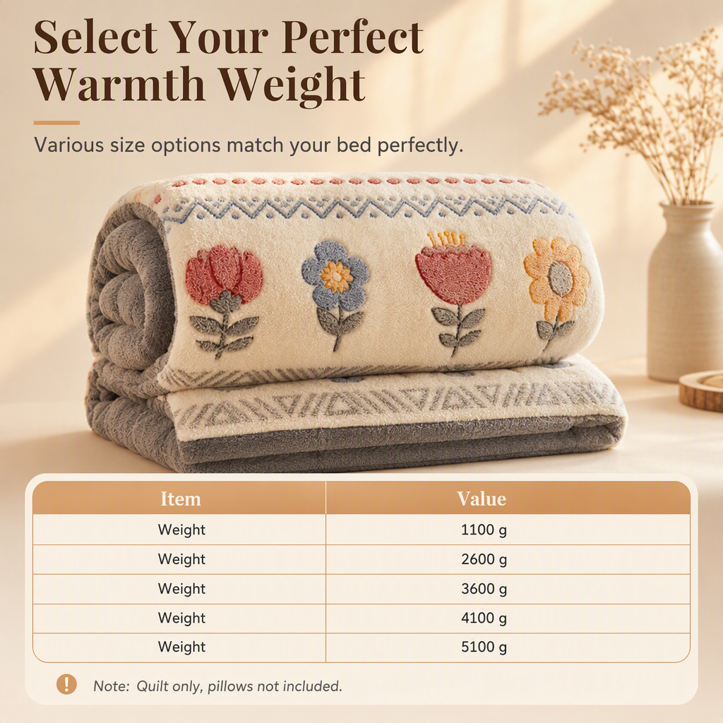 ⏳Time-Limited Special⏰Double-Sided Sherpa Fleece Comforter – Snowflake Velvet & Dense Lamb Fleece Heat Lock, Ultra-Soft Velvet Touch & Durable Digital Print – Cozy Winter Warmth for Every Room ❄️