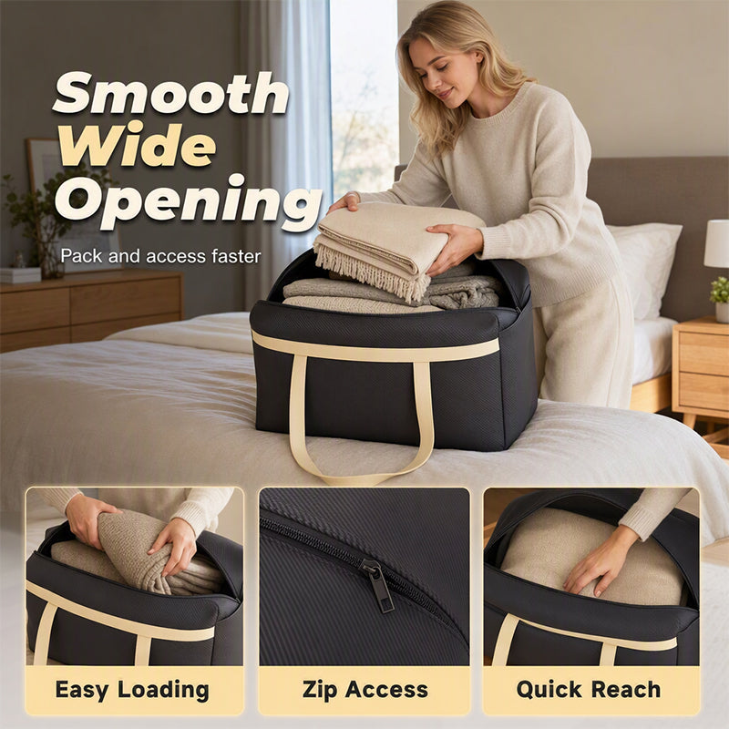 📦 Multi-Purpose Large Storage Bag – Reinforced Handles, Double Zipper, Water-Resistant ✨