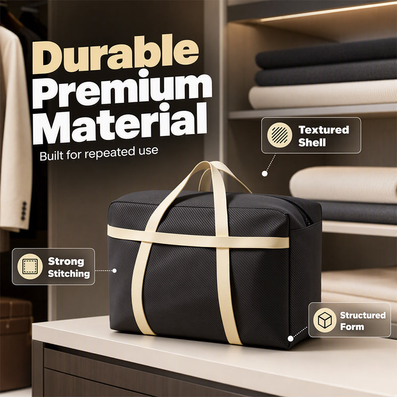📦 Multi-Purpose Large Storage Bag – Reinforced Handles, Double Zipper, Water-Resistant ✨
