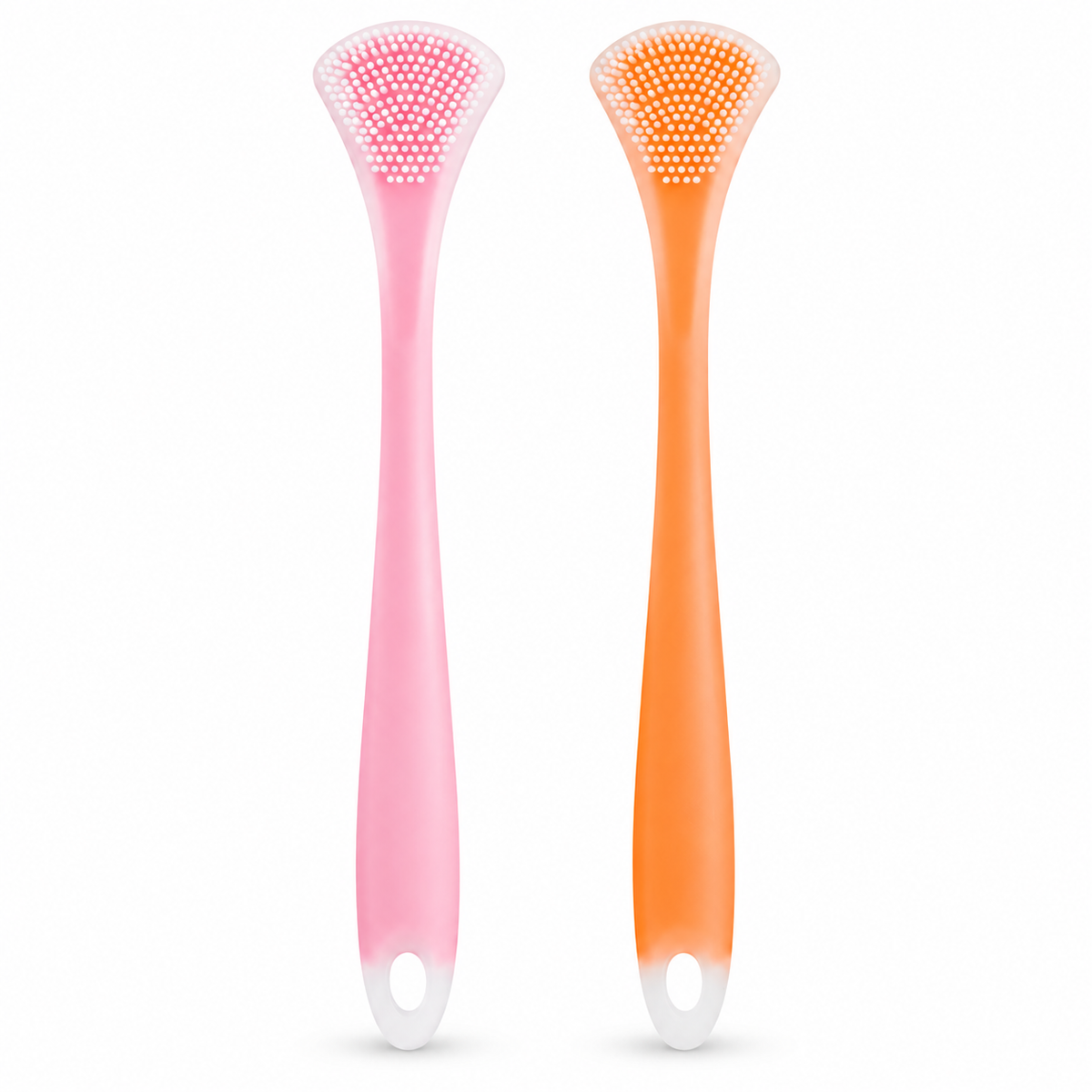 Dual-Sided Silicone Tongue Scraper