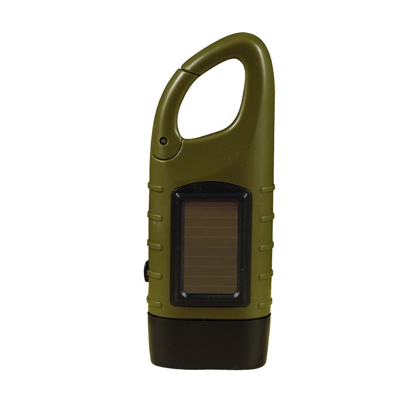 🔦 Solar + Hand-Crank Flashlight | Outdoor Backup