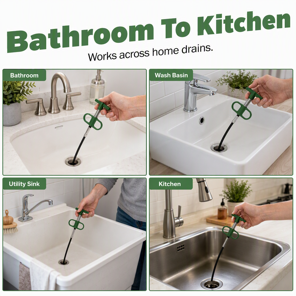 Flexible Drain Clog Remover Tool