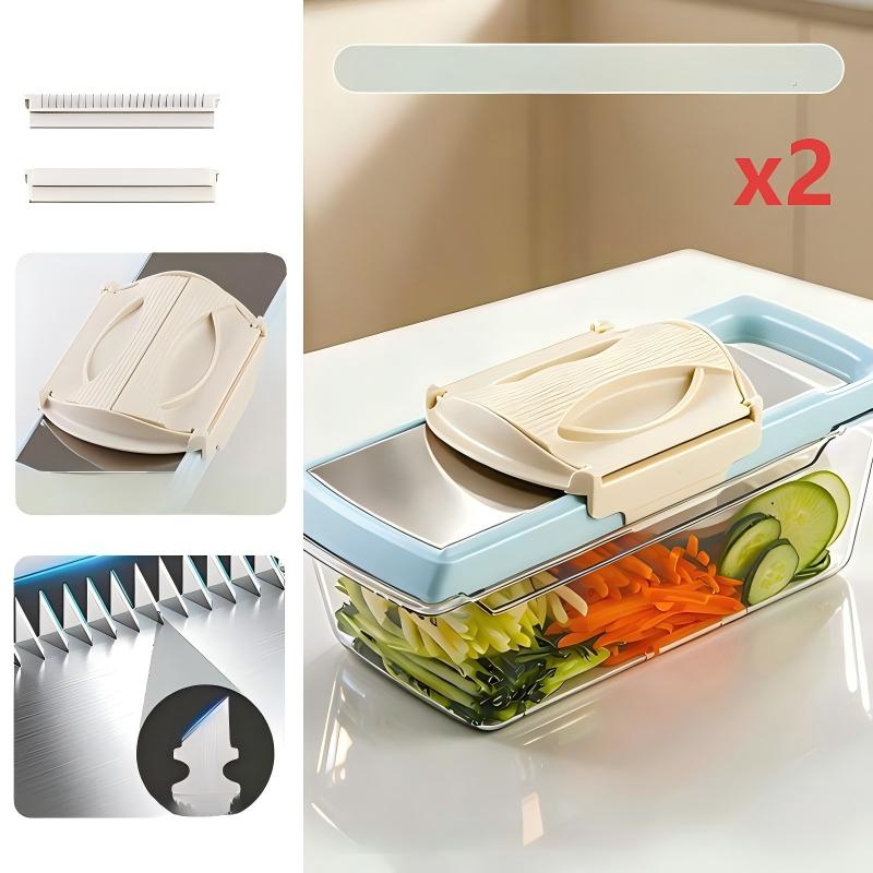 Multi-Functional Vegetable Slicer with Drain Basket