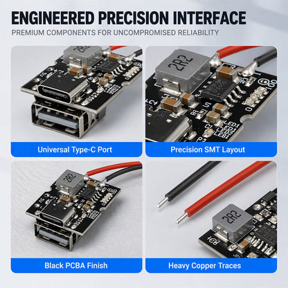5V 2A Type-C Lithium Battery Charger Boost Module
