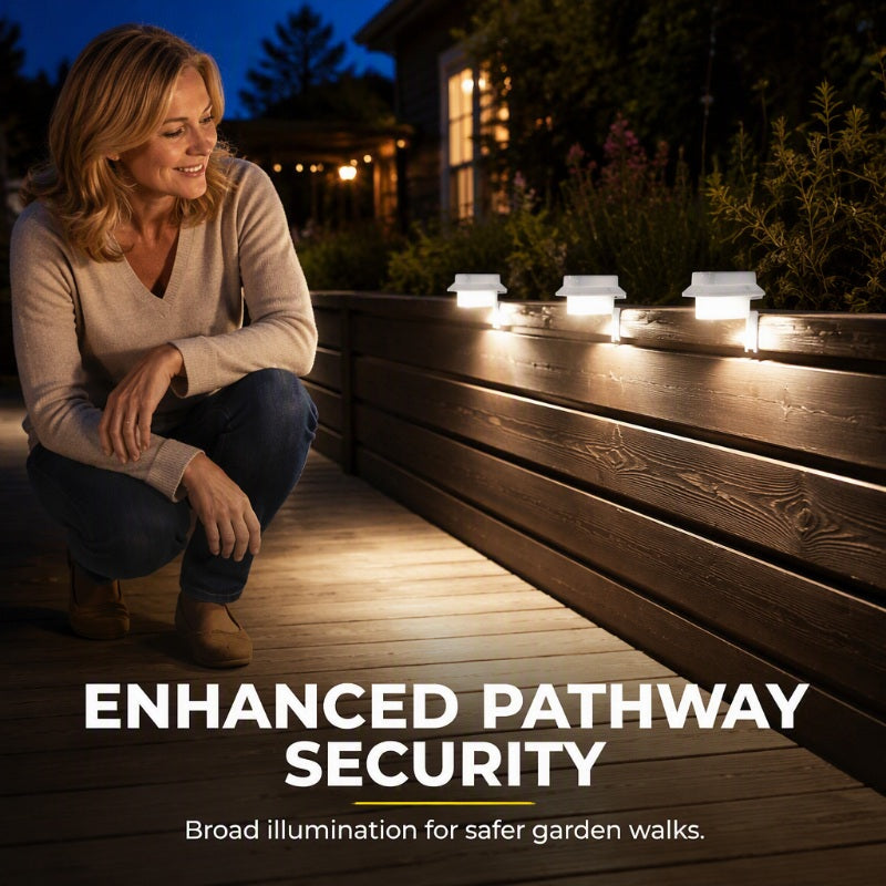 ☀️Solar Outdoor Accent Light – no wiring, no electricity bills. 3 LEDs auto-light up gutters, fences & walls at night. Simple, safe, solar! 🏡✅