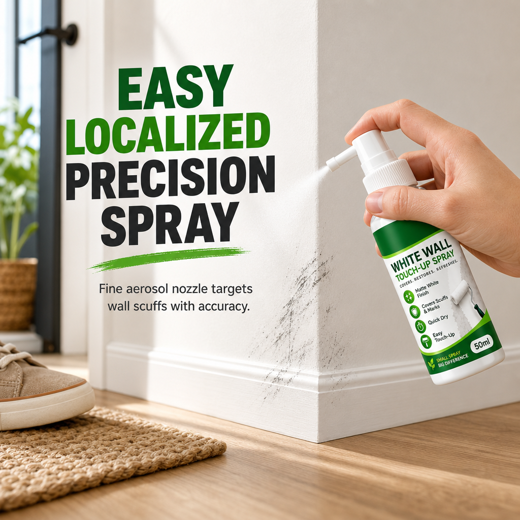 White Wall Touch-Up Paint Spray