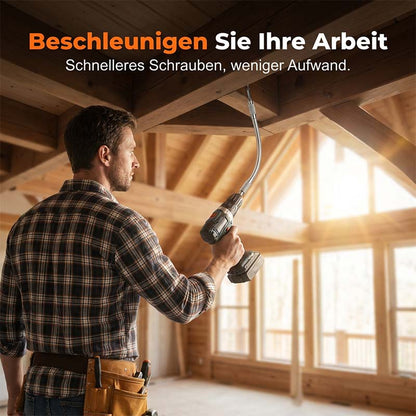 Flexible Bohrer- & Schraubendreher-Verlängerungswelle aus Metall