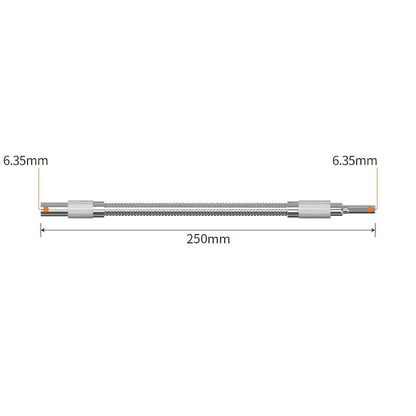 Flexible Bohrer- & Schraubendreher-Verlängerungswelle aus Metall
