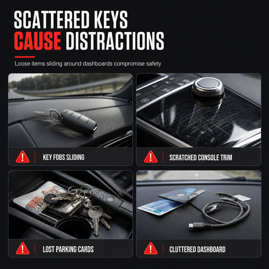 Car Key Fob Holder with Hook