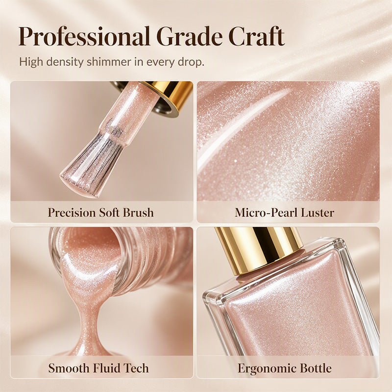 💅 Moonlight Pearl Nail Polish | 10ml Air-Dry Shimmer