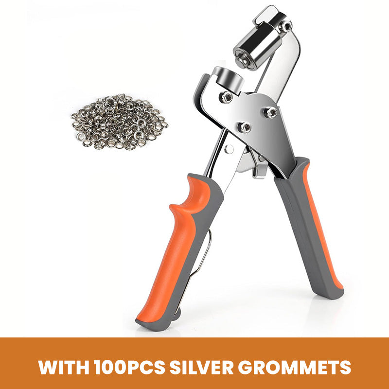 Heavy-Duty Hole Punch Pliers with Grommet Sets