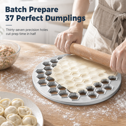 37-Hole Quick Dumpling Making Mold