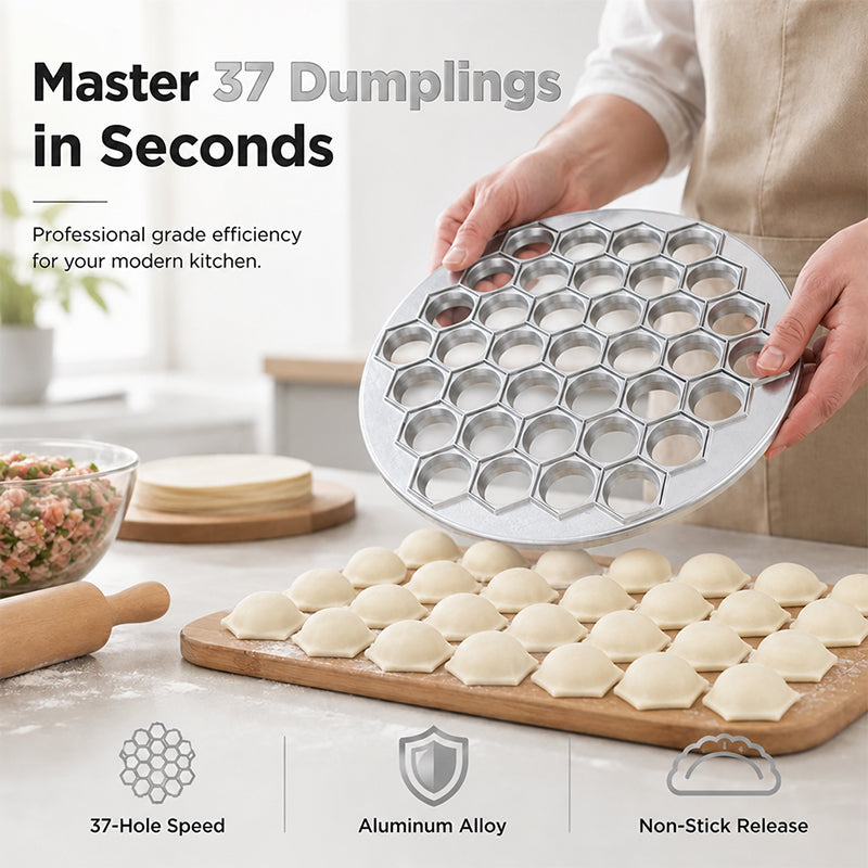37-Hole Quick Dumpling Making Mold