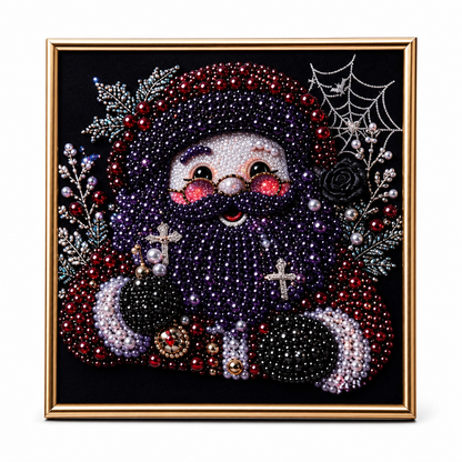 🦇 3D Pearl Gothic Art Kit | Halloween DIY