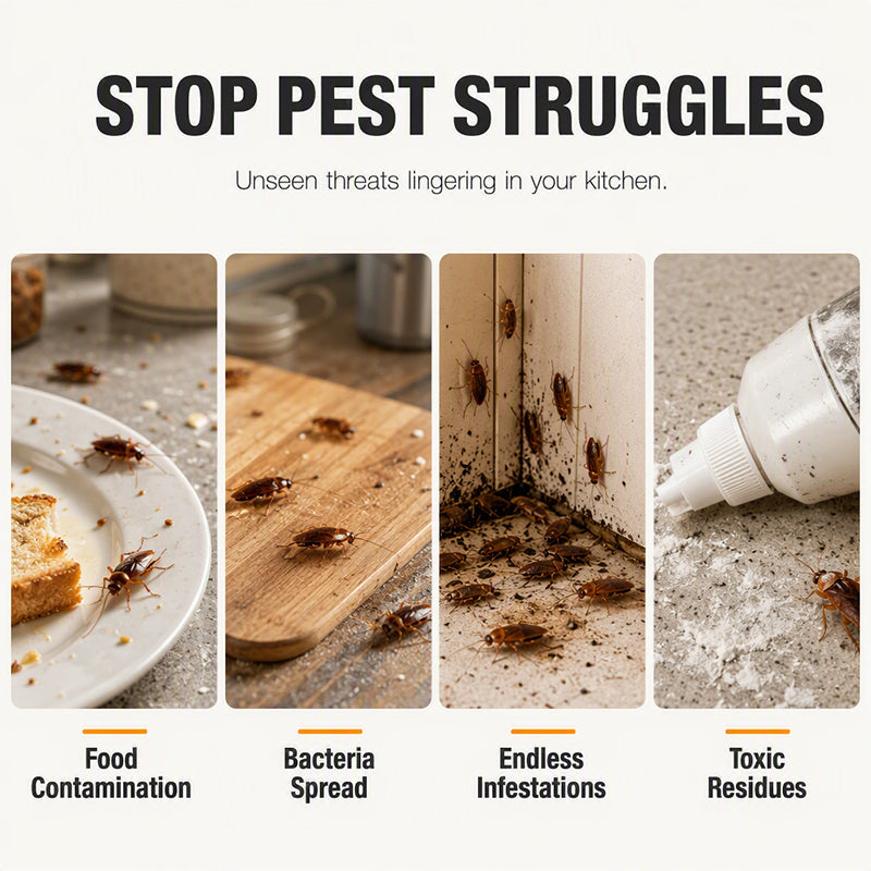 Professional Non-Toxic Cockroach Trap House