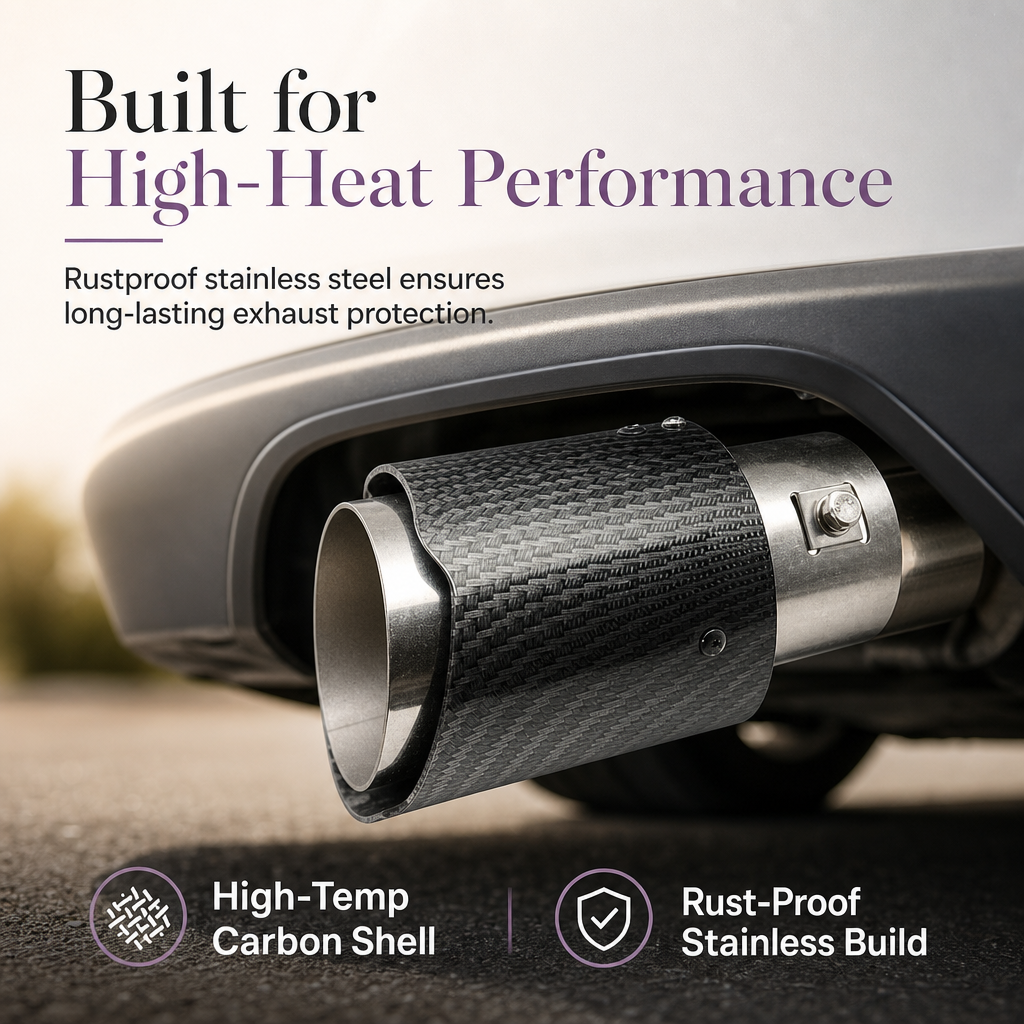 Car Exhaust Tip with LED Light