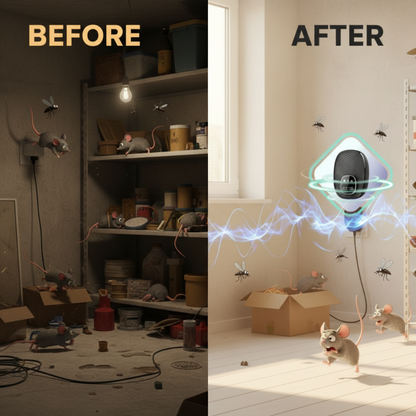 🐭The latest super powerful all-purpose ultrasonic mouse repeller