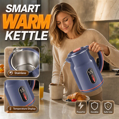☕ Smart Electric Kettle: 3L, 1500W Fast Boil, 55°C Keep Warm, Temp Display, Cool-Touch