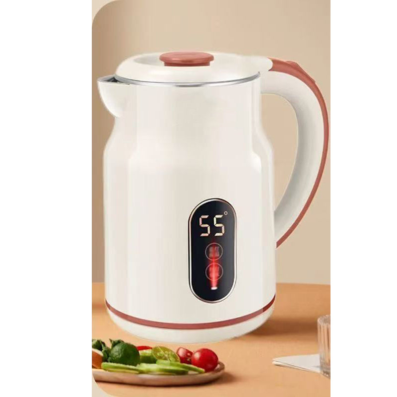 ☕ Smart Electric Kettle: 3L, 1500W Fast Boil, 55°C Keep Warm, Temp Display, Cool-Touch