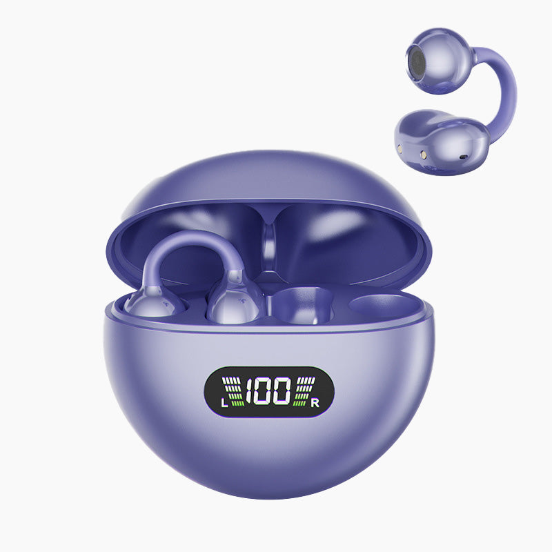 🎧 Open-Ear Clip-On Earbuds | Touch Control