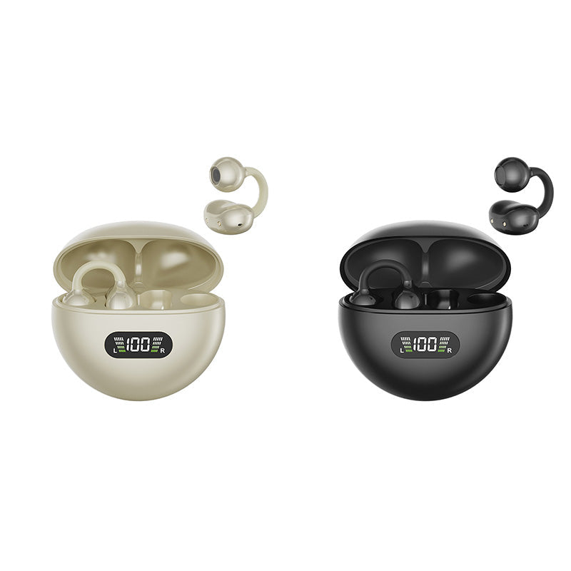 🎧 Open-Ear Clip-On Earbuds | Touch Control
