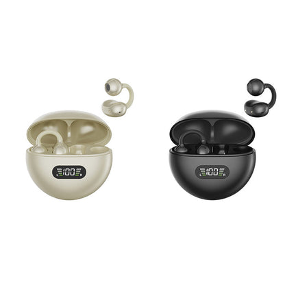 🎧 Open-Ear Clip-On Earbuds | Touch Control