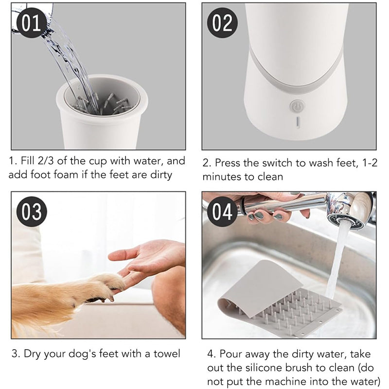 🐾 Automatic Pet Paw Cleaner for Muddy Walks