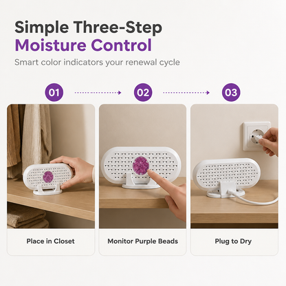 🔥 Mini Reusable Household Dehumidifier.