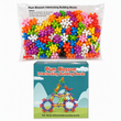 🧩 Kids 3D Interlocking Snowflake Building Blocks – Stable Build, Burr-free, Colorful ✨