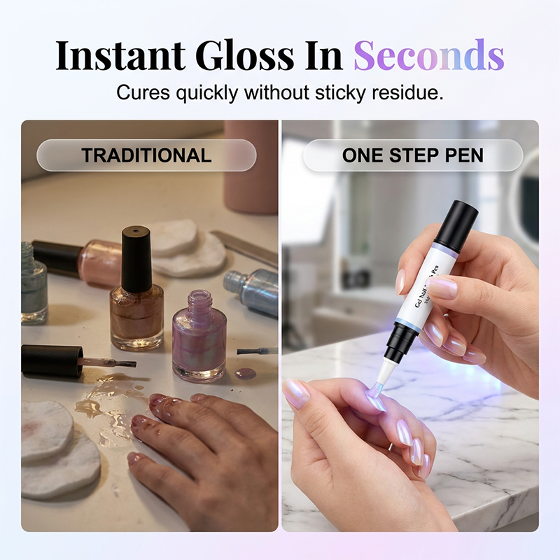 Get Salon Nails Instantly! No-Mess Twist-Pen Gel Polish Set