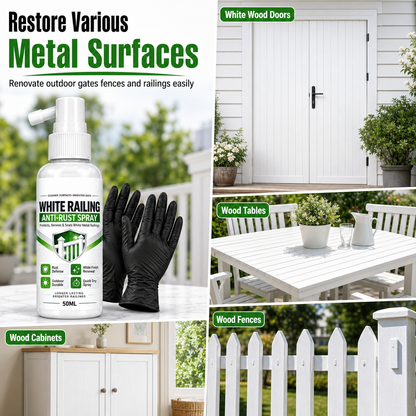 White Wood Repair Spray for Doors, Tables & Cabinets