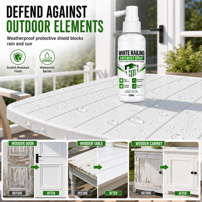 White Wood Repair Spray for Doors, Tables & Cabinets
