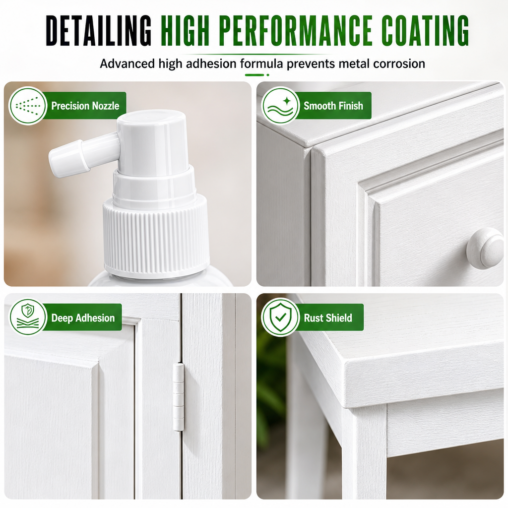 White Wood Repair Spray for Doors, Tables & Cabinets