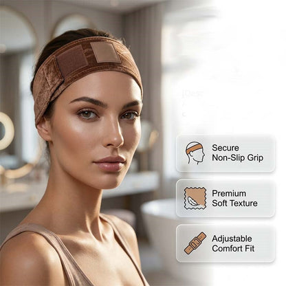 Adjustable Velvet Wig Grip Headband