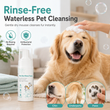 🐾  No-Rinse Pet Cleansing Foam – Gentle Waterless Mousse, Botanical-Extract Formula & Targeted Cleaning for Paws, Chins & Fur – Quick Freshening Between Baths, Travel & Winter 🌿