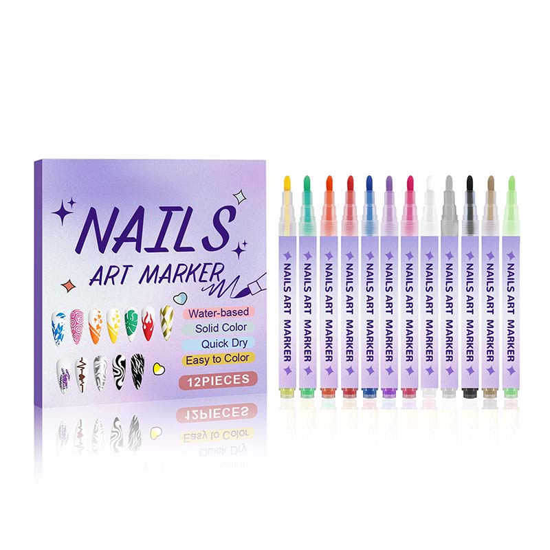 ⏳DIY Nail Art Marker Pen Set💅💞