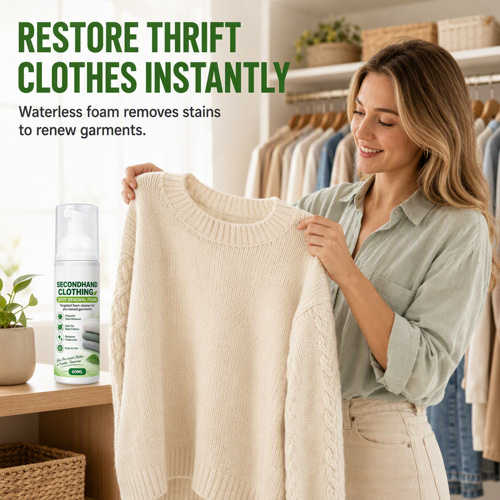 Rinse-Free Clothing Stain Remover Foam