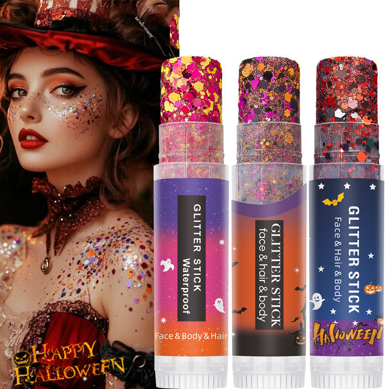 Halloween Rotary Body Glitter Stick
